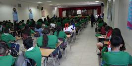 Con la participación de 130 estudiantes de Escuelas Secundarias Técnicas de las zonas II y IV, se llevó cabo la Sexta Edición de la Olimpiada de Habilidades Básicas para el Aprendizaje (OHBA) 2025, en el salón de usos múltiples de la Secundaria Técnica No. 44, en Ciudad Juárez.