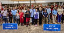 Los Servicios Educativos del Estado de Chihuahua realizó la ceremonia de abanderamiento de la delegación de estudiantes que representará al estado de Chihuahua en los Juegos Deportivos Nacionales Escolares de la Educación Básica, que se desarrollarán en la ciudad de Puebla del 23 de junio al 4 de julio.